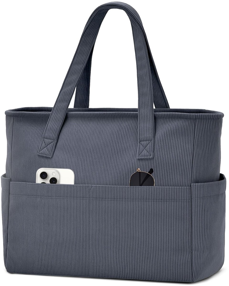 Omgoods - Grote Waterdichte Strandtas met 9 Pocketen voor Vrouwen