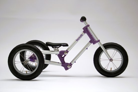 bonob 1TO3 - Evolutieve 3-in-1 kinderfiets - Paars - Van 1 tot 5 jaar — afbeelding 2