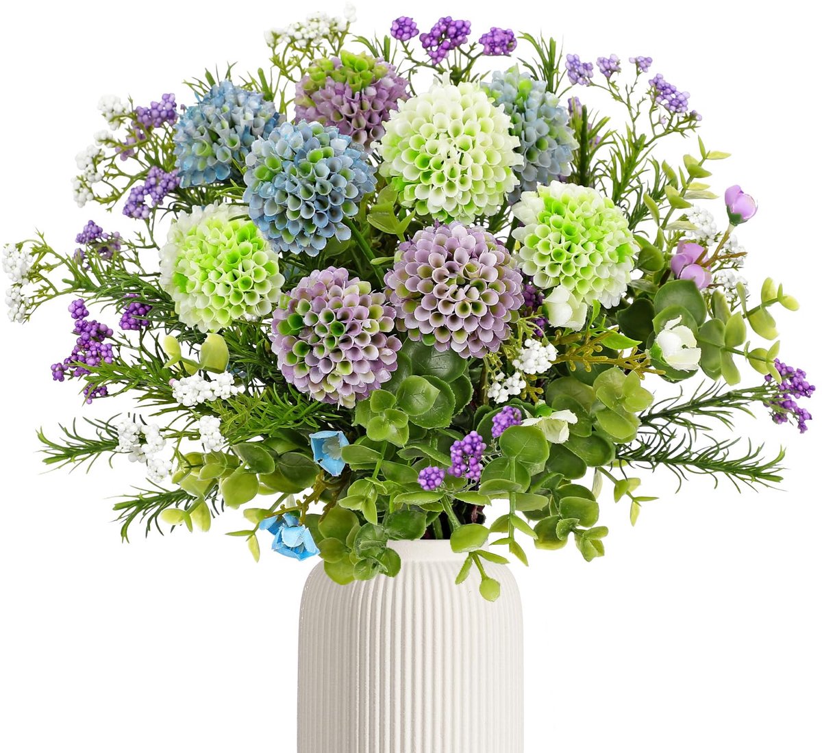 Omgoods - Kunstbloem Boeket 33 cm - UV-bestendige Nepbloemen voor Binnen en Buiten