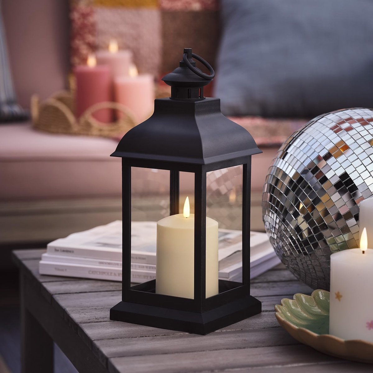 Omgoods - Decoratieve LED Lantaarn met Afstandsbediening en Timer