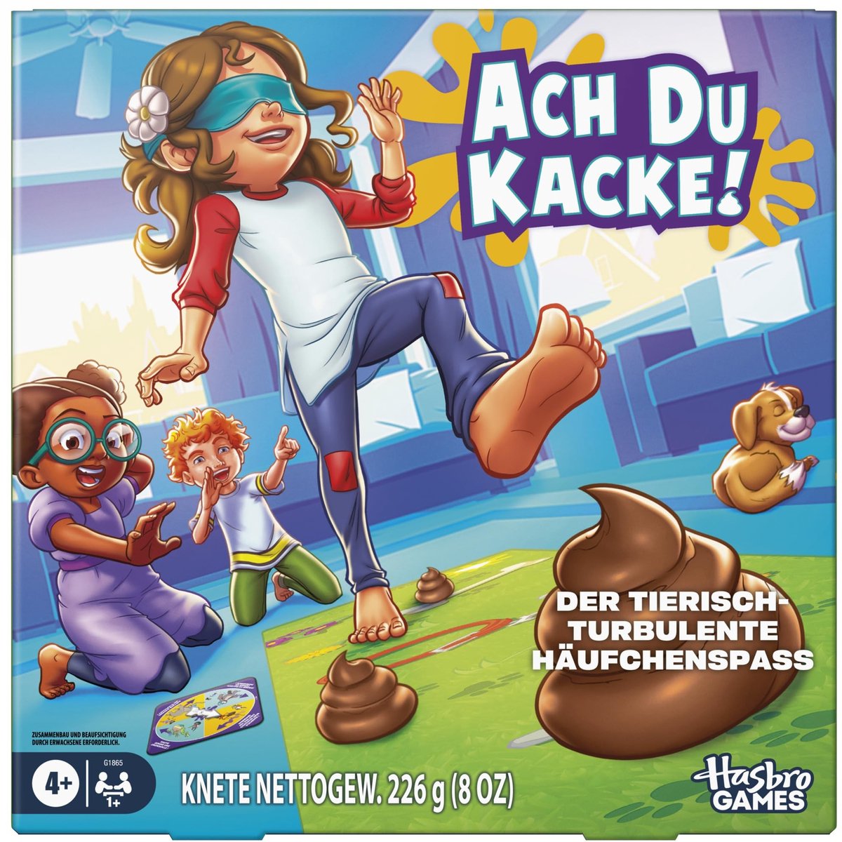 Omgoods - Blinddoek Poep Spel voor Kinderen met Dierenbewegingen
