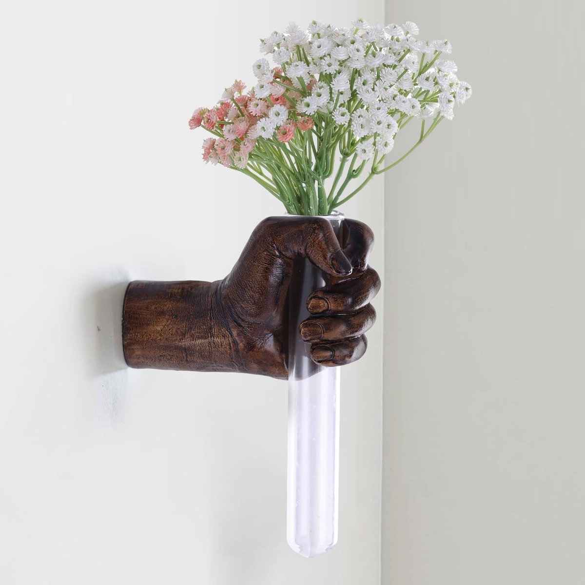 Omgoods - Hand Vaas Wanddecoratie met Uniek Ontwerp