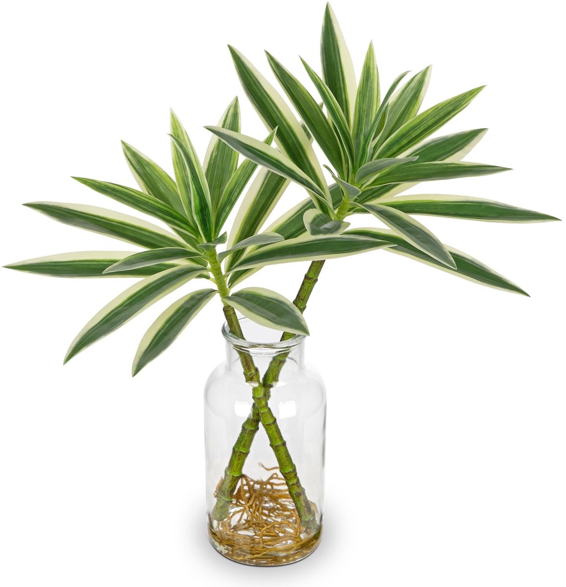 Omgoods - Kunstplant in Glasvaas met Faux Water 36cm