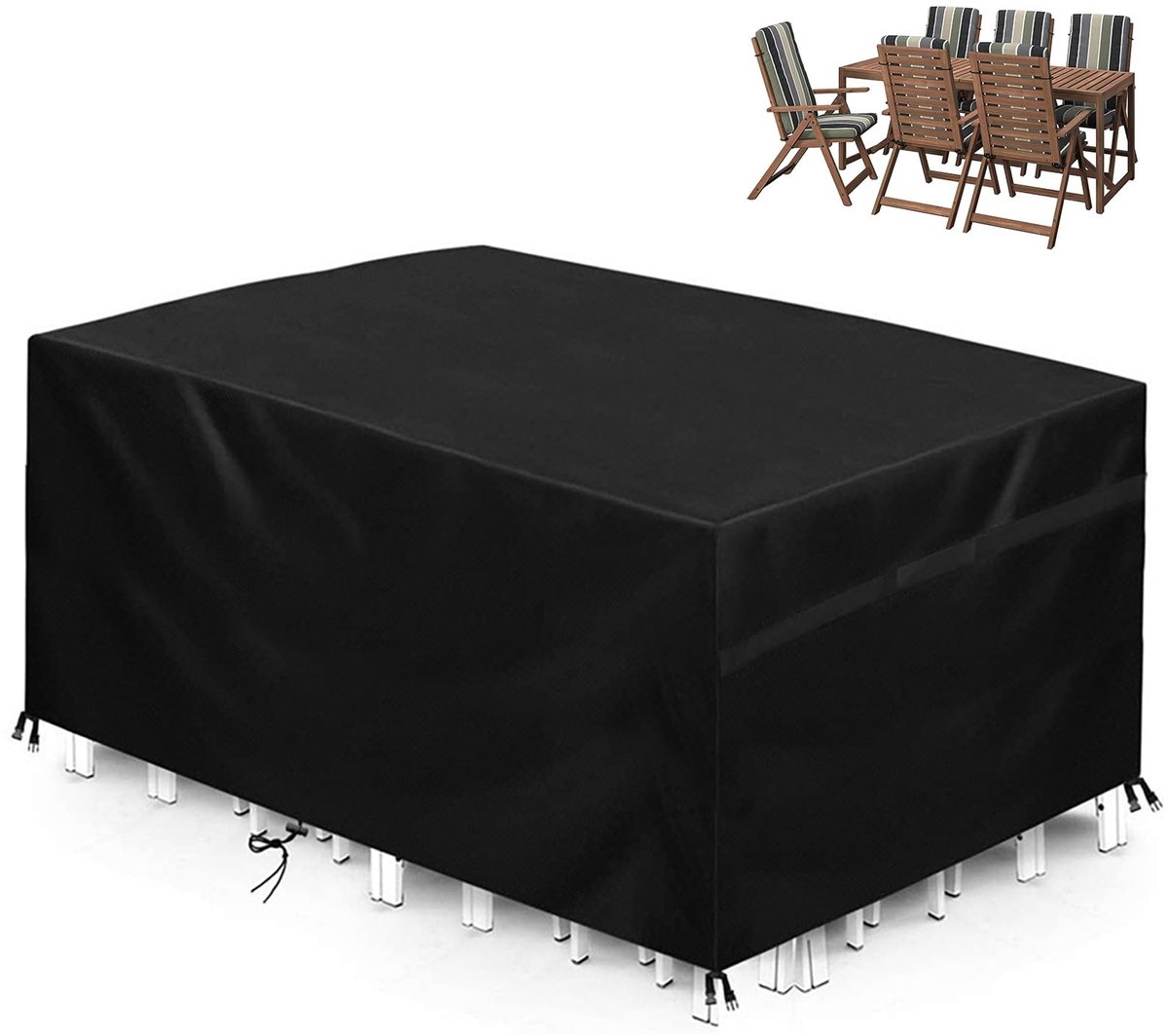 Omgoods - Waterdichte Tuinmeubelafdekking - 180 x 120 x 74 cm Oxford Bescherming