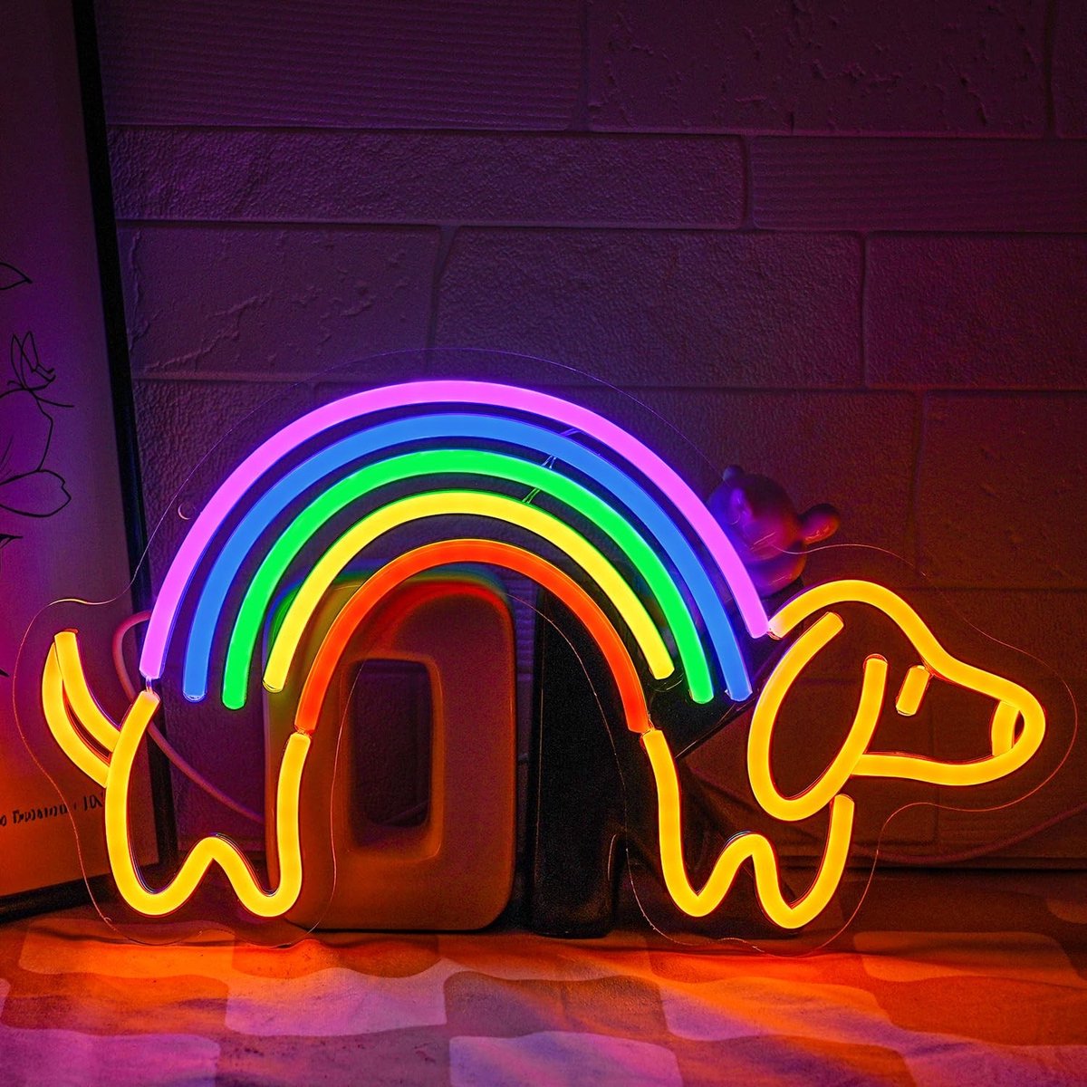 Omgoods - Neon Wanddecoratie voor Dierenliefhebbers
