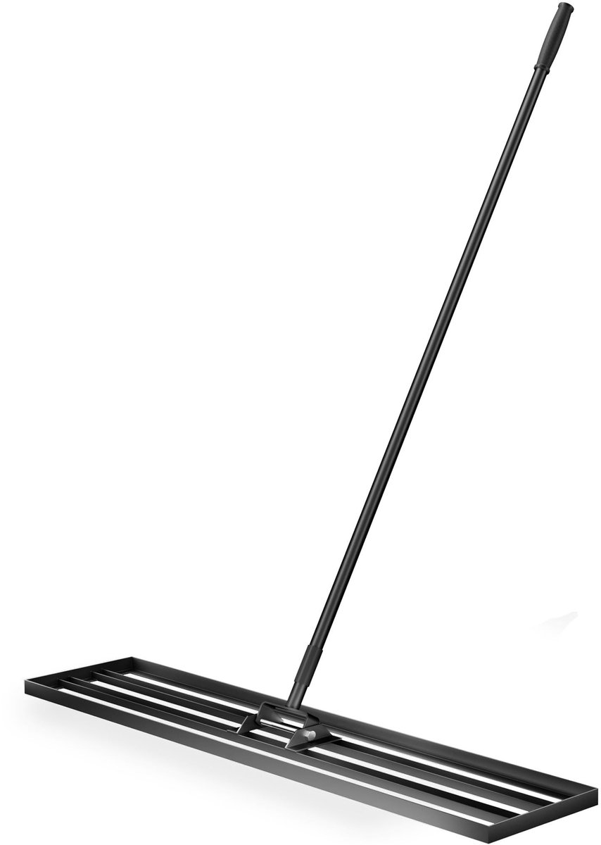 Omgoods - Aluminium Gazonhark met 2m Steel