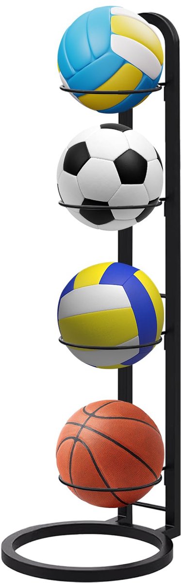 Omgoods - Basketbal Opslagrek - Organizer voor Sportballen