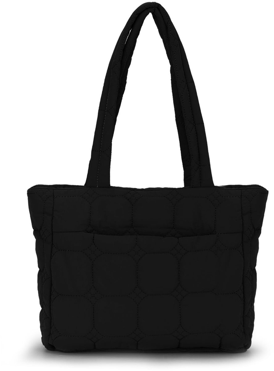 Omgoods - Lichtgewicht Padded Tote Bag met Rits voor Dames