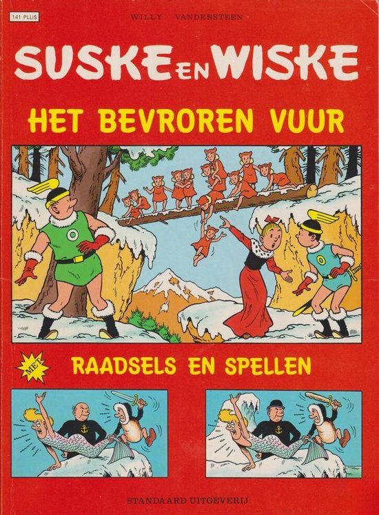 Omslag van Bevroren vuur door Willy Vandersteen