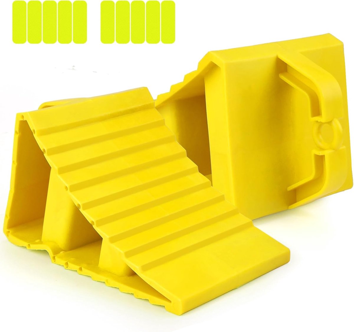Lower Wedges, Plastic Underlay Wedge Brake Wedges Brake Shoe Wheel Mat Non-Slip Bottom 2 Pieces Wheel Wedge for Car - ShopVlot
