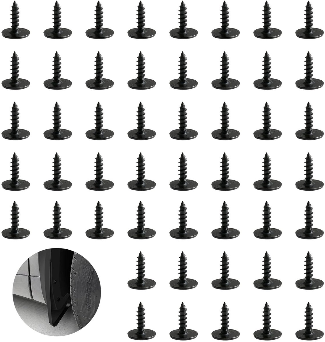 SnelShoppen - 50 Stuks Zelftappende Schroeven M5 x 16mm, Hoogwaardige Manganese Staal, Roest- en Corrosiebestendig, Scherpe Draadontwerp, Geschikt voo
