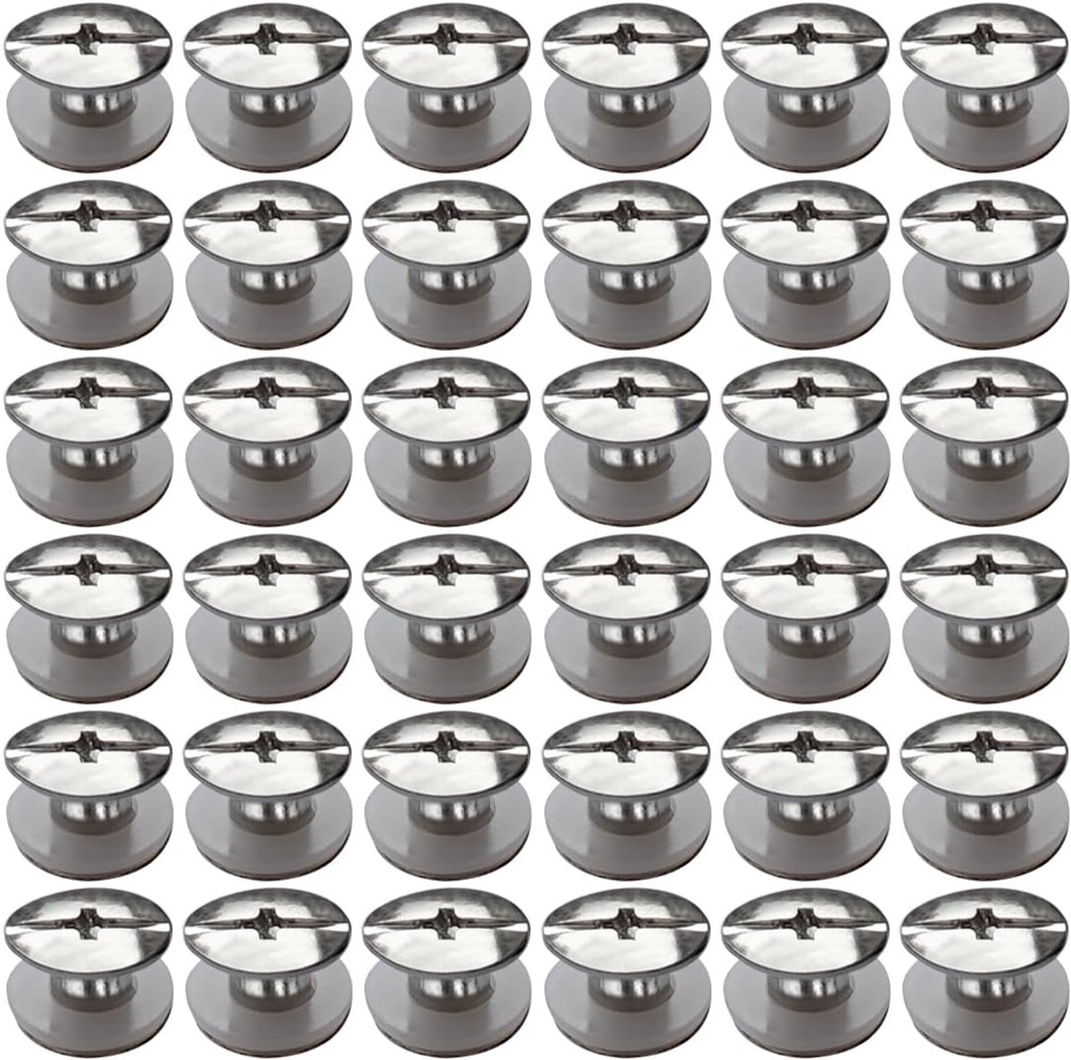 Chicago Book Screws Stainless Steel M5 x 4 mm Chicago Screws Book Binding Screws Screw Rivets for Leather Bags Books - ShopVlot