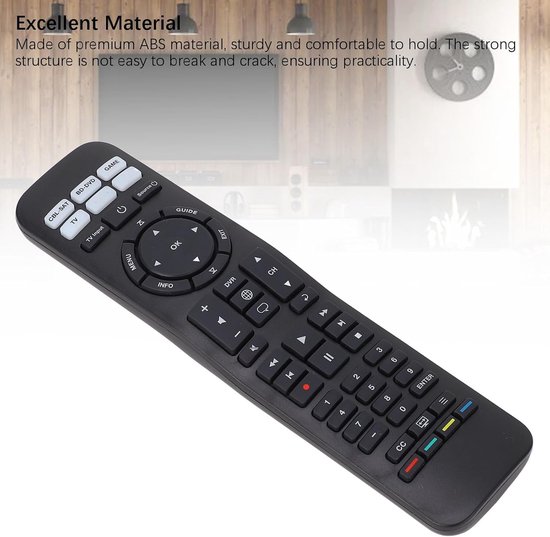 SnelShoppen - URC-15S Vervangende Afstandsbediening voor 5, 10, 15 TV Soundbar Geluidsysteem - Hoogwaardige ABS, Ergonomisch, Voor Bluetooth, HDTV, Ka van Snelshoppen — afbeelding 4