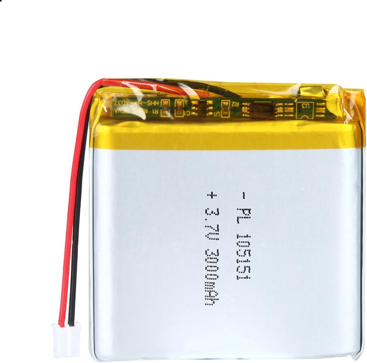 SnelShoppen - 3.7 V 1700 mAh Lithium Polymer Accu met 2P-PH Aansluiting - Ideaal voor Elektronische Projecten, Modelbouw en DIY - Compact en Lichtgewi