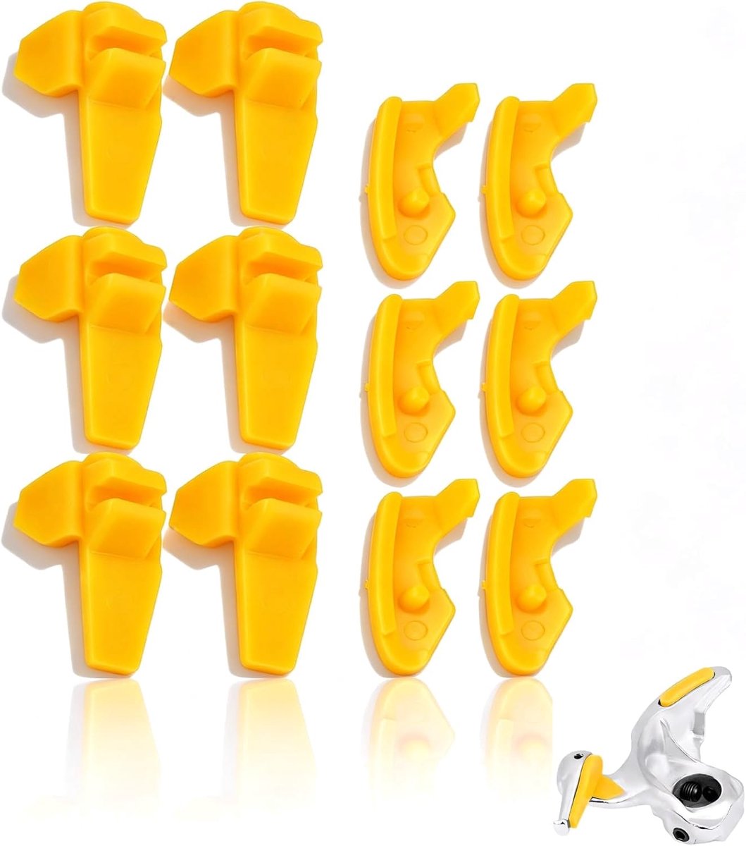 SnelShoppen - 6 Paar Mount Demount Duck Heads - Veiligheid Inserts voor Bandenwissel - Plastic Rim Beschermers voor Bandenmachine - Ideaal voor Autoli