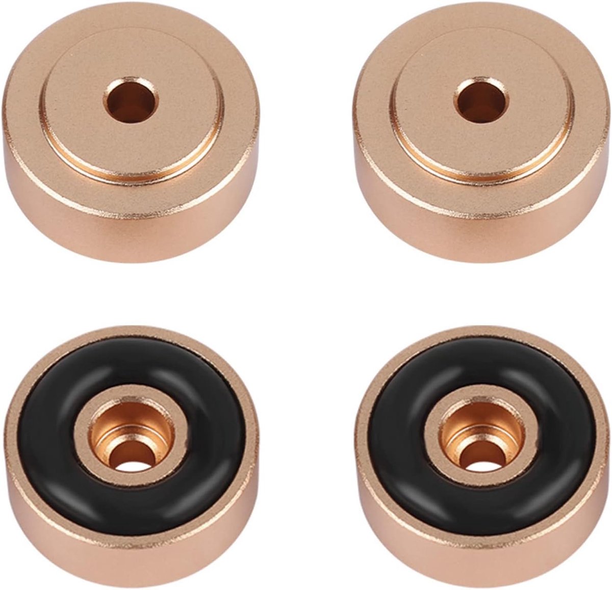 SnelShoppen - Speaker Voeten Turntable Voeten Aluminium 4 Stuks 20*8mm Aluminium Legering Versterker Voeten Schokabsorberende Versterker Pads Voeten G