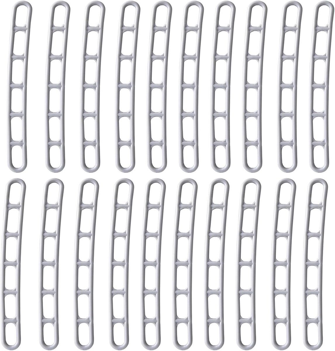 SnelShoppen - Pack van 20 Tent Spanningselementen, Extra Sterk, Plastic Spanning Element, Rubber Spanner, Spanning Band, Tent Rubber, Voor Camping en