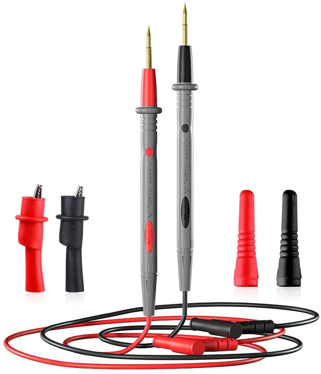 Universele 1000V 10A Testkabel met Krokodillenclips voor Digitale Multimeter - Ideaal voor Industrie, Commercieel en Huishoudelijk Gebruik