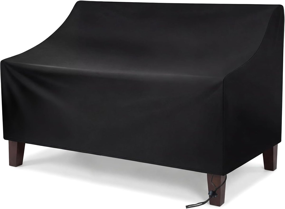 Garden Bench Cover, 2 Seater Waterproof Breathable Winter Resistant Oxford Fabric Protective Cover for Garden - ShopVlot