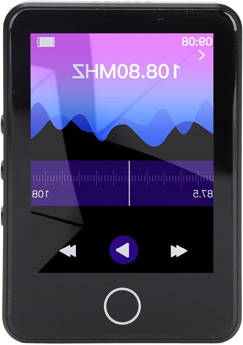 Touchscreen MP4 Speler - Muziekspeler Digitale Speler - Muziek Luisteren Foto's Maken - Ingebouwde Camera BT - 2.4 Inch Scherm