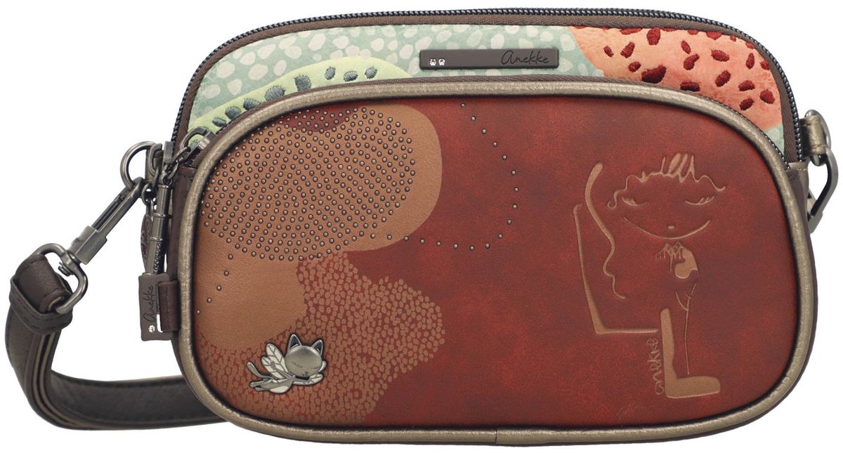 Anekke schoudertas Odyssey Crossbody Bag Multicolor veelkleurig