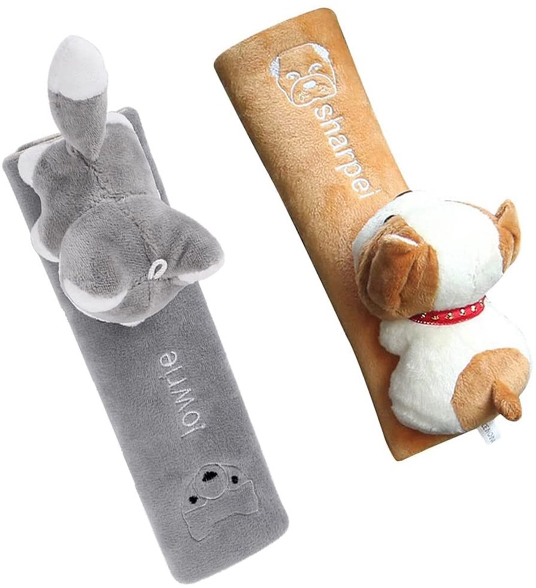 Omgoods - 2 Stuks Autogordelkussens voor Kinderen - Comfortabele Veiligheidsgordel Vullingen