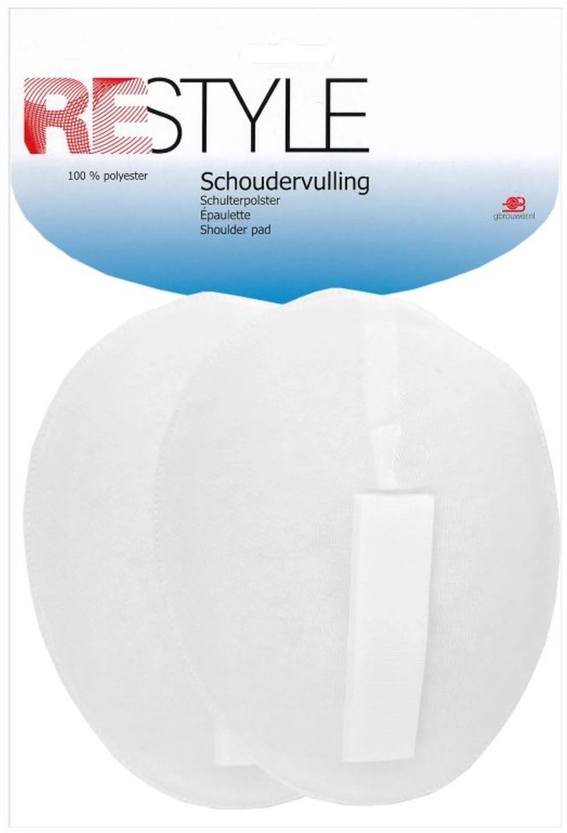 Schoudervulling met klittenband Restyle