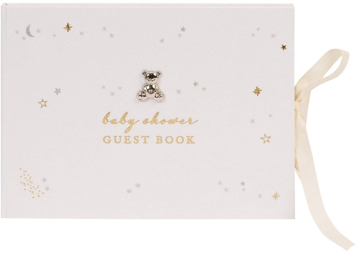 Omgoods - Gastenboek voor Baby Shower met Sterren Design