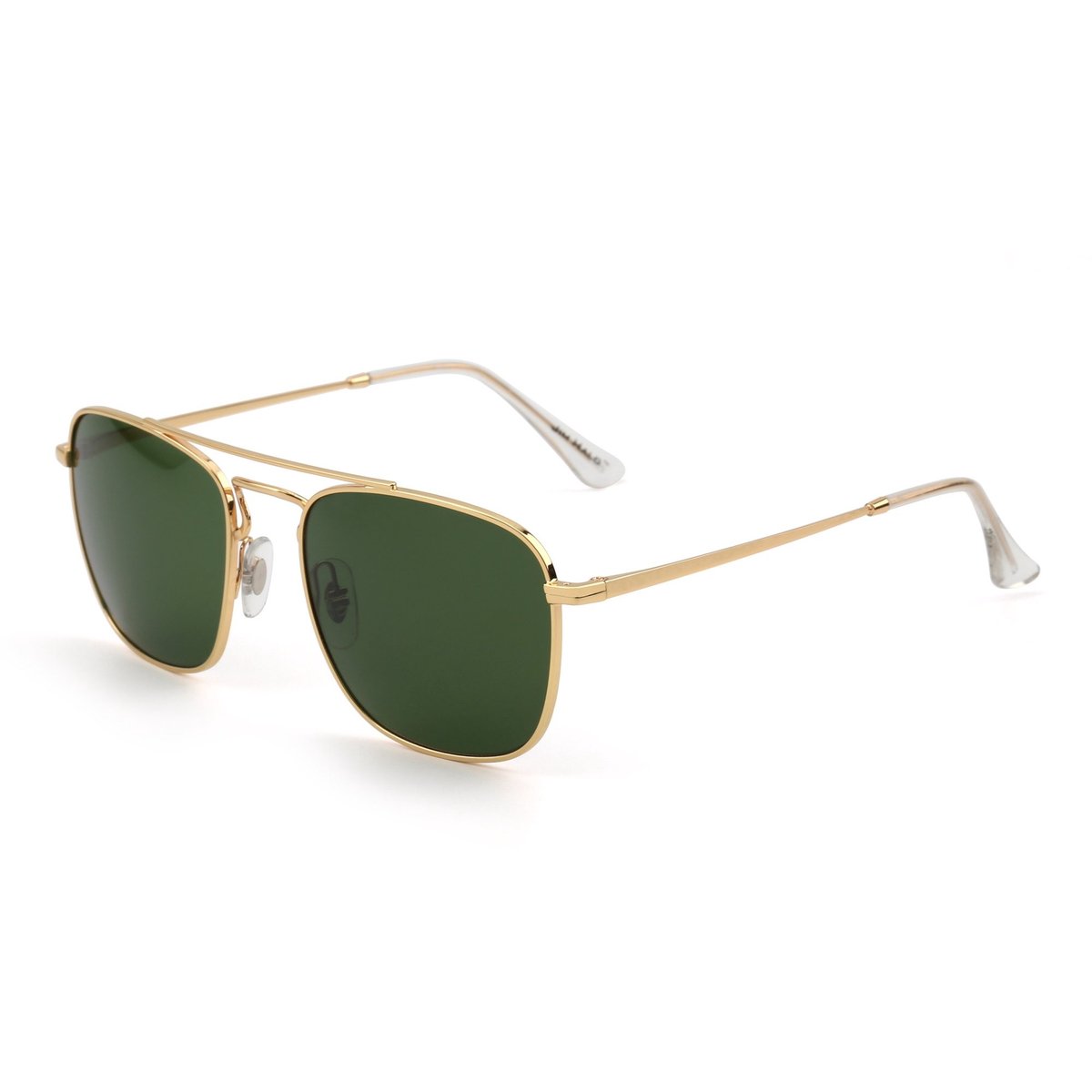 Omgoods - Retro Vierkante Zonnebril met Premium Glazen Lens