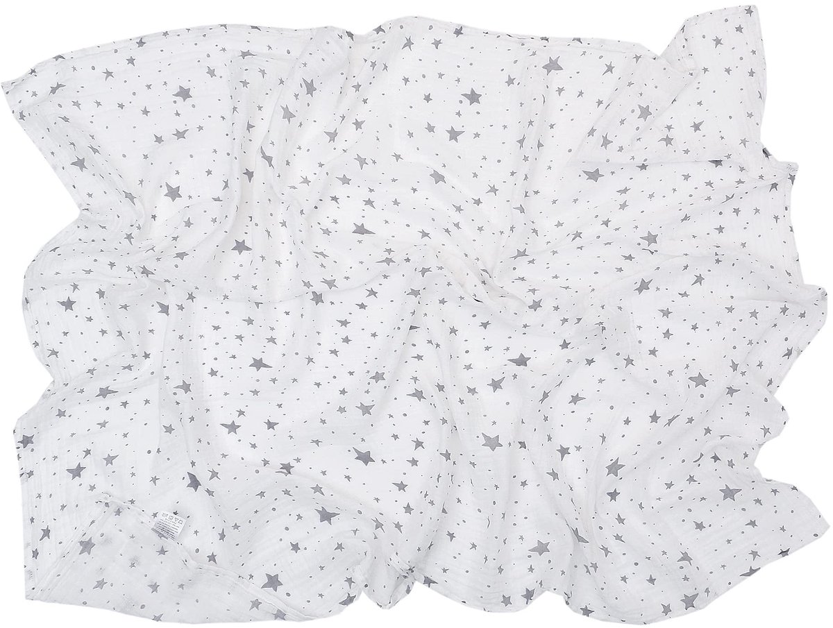 Omgoods - Swaddle Dekentje voor Baby van 100% Katoen 110 x 150 cm