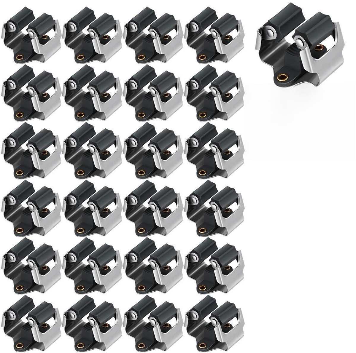 Omgoods - Multi Broom Holder met 25 Stuks voor Gereedschap