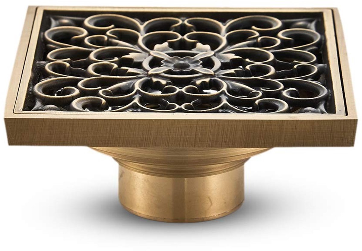 Omgoods - Antieke Draineerput van Messing voor Badkamer en Tuin