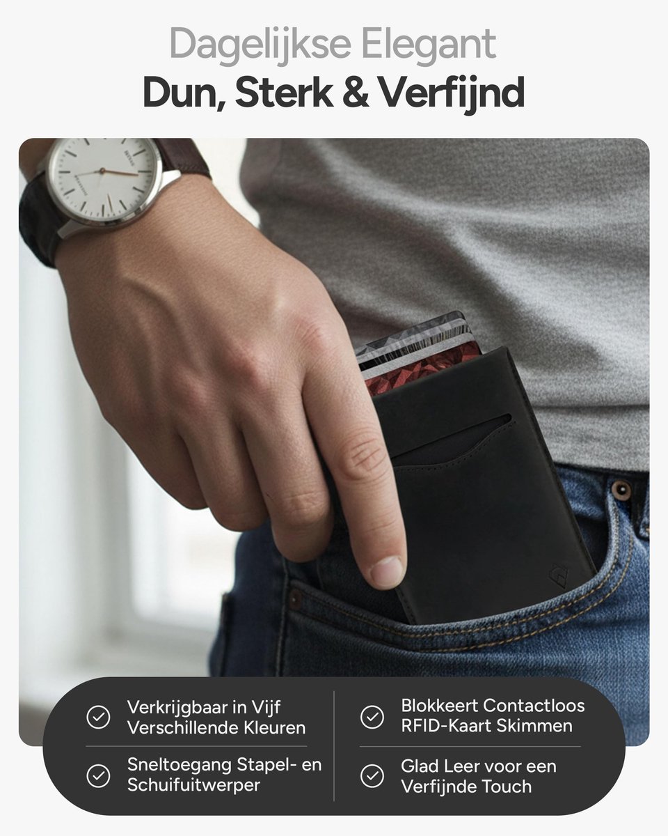 Omgoods - RFID Blokkerende Kaarthouder voor Heren