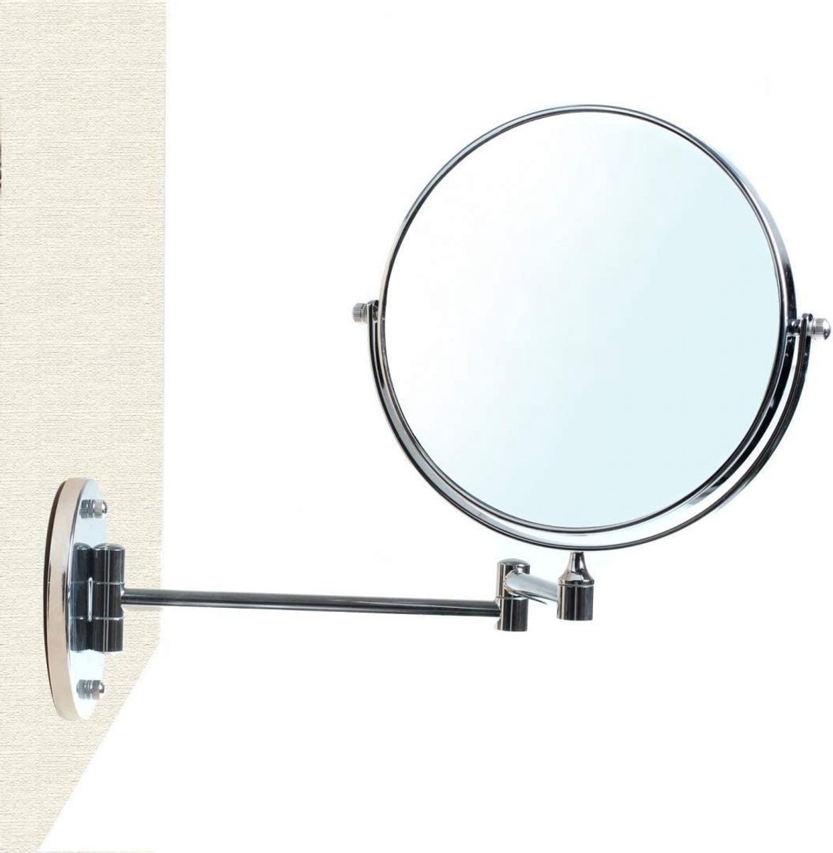Omgoods - 8 Inch Verstelbare Cosmetische Spiegel met 360° Rotatie