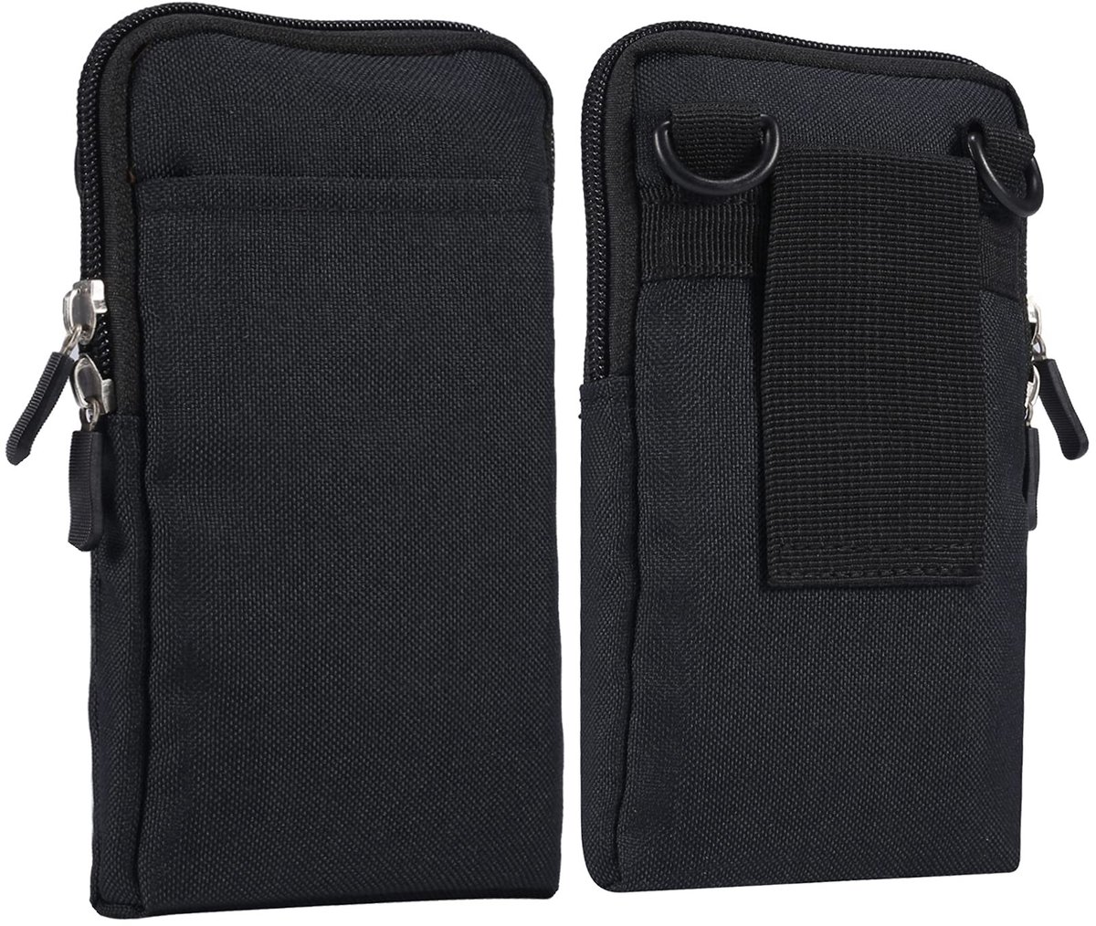 Omgoods - Mobiele Telefoon Schoudertas met Riem en Klem