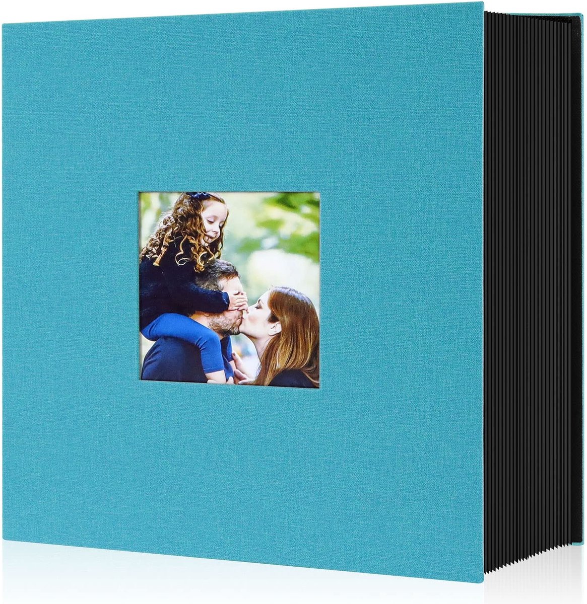 Omgoods - Fotoalbum met 1000 Compartimenten en Linnen Cover