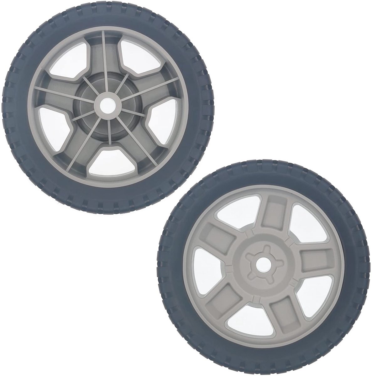 Omgoods- Grasmaaierwiel 7 Inch - 2 Stuks - Compatibel met Husqvarna/Poulan/Weed Eater - Artikelnummer 532430501 - Duurzaam materiaal - Eenvoudige installatie - Maaierwiel