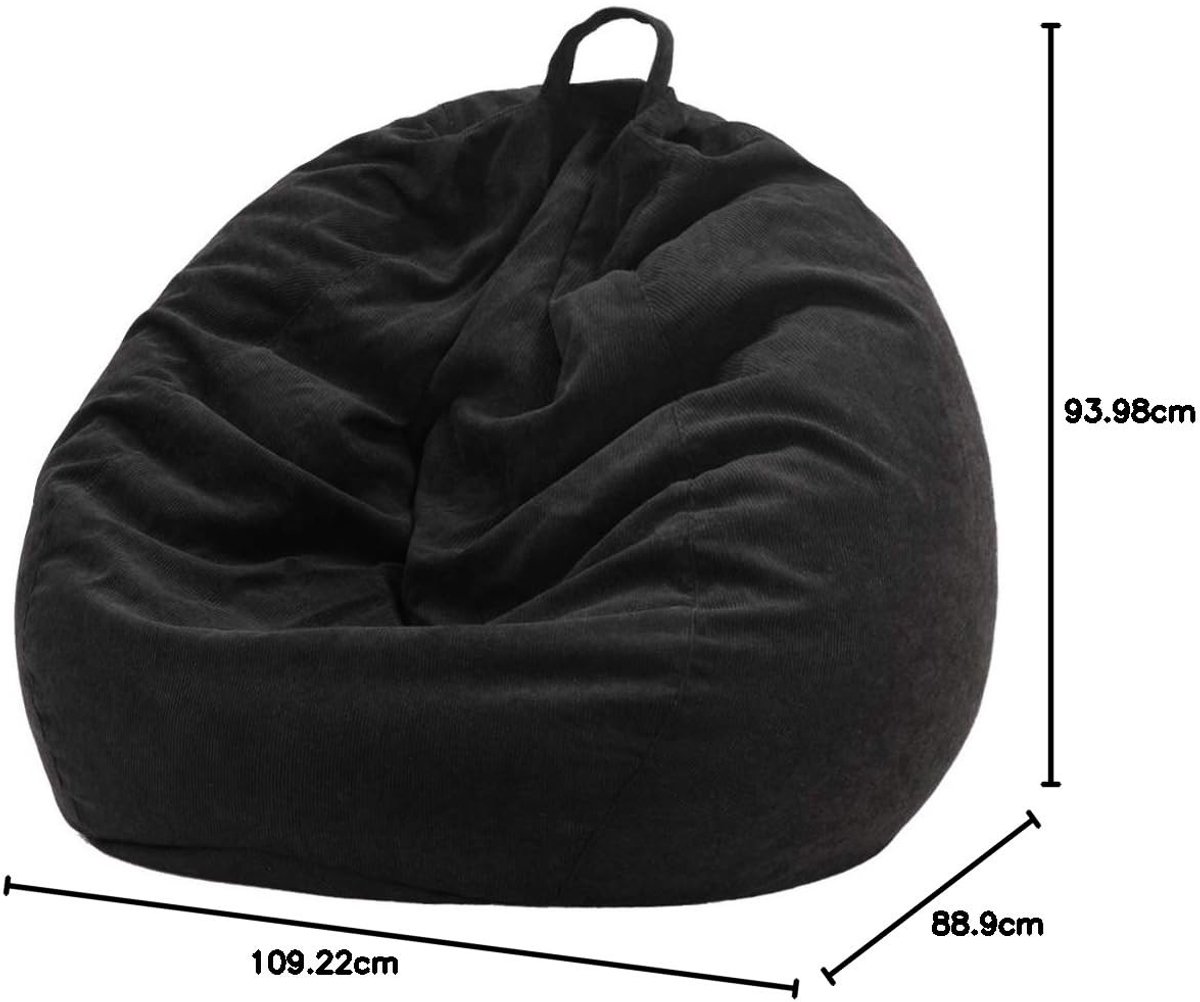Omgoods - Bean Bag Stoel Cover voor Kinderen en Volwassenen, Zacht en Wasbaar