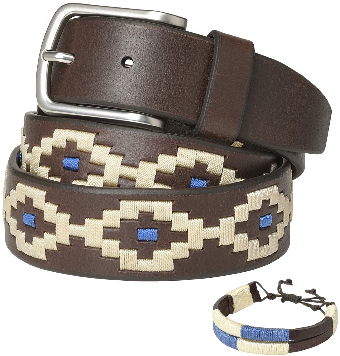 Omgoods - Handgemaakte Leren Polo Riem met Cadeaubox
