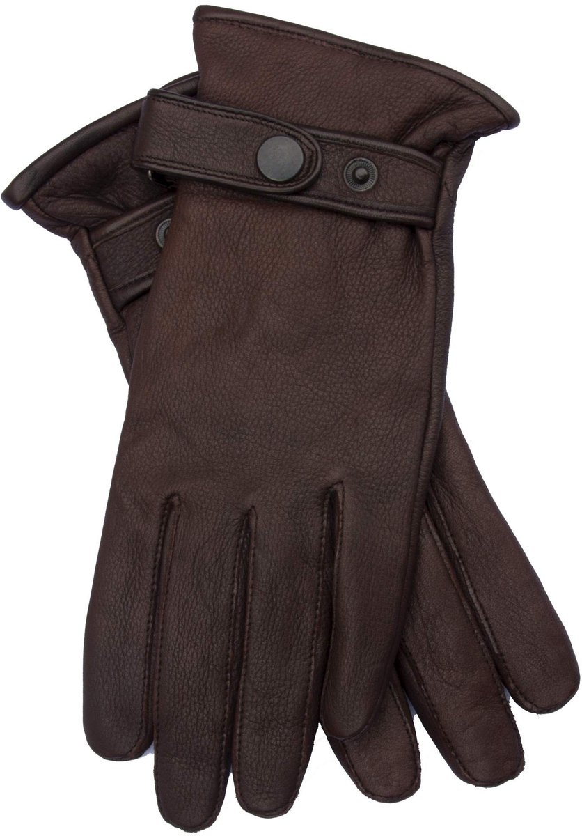 Omgoods - Luxe Deerskin Handschoenen met Wol en Cashmere Voering