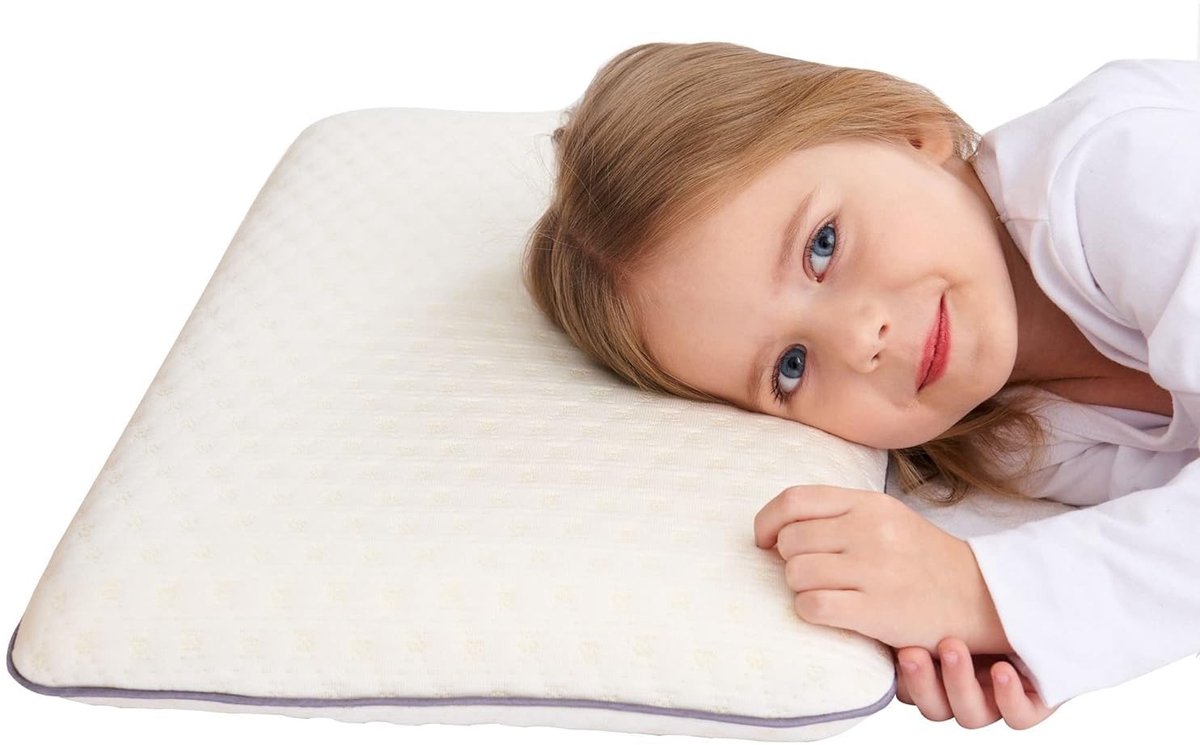 Omgoods - Hypoallergeen Kindertraagschuim Kussen (3-10 Jaar)