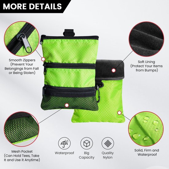 Omgoods - Golf Pouch Bag met Multifunctionele Opbergruimte van Omgoods — afbeelding 5