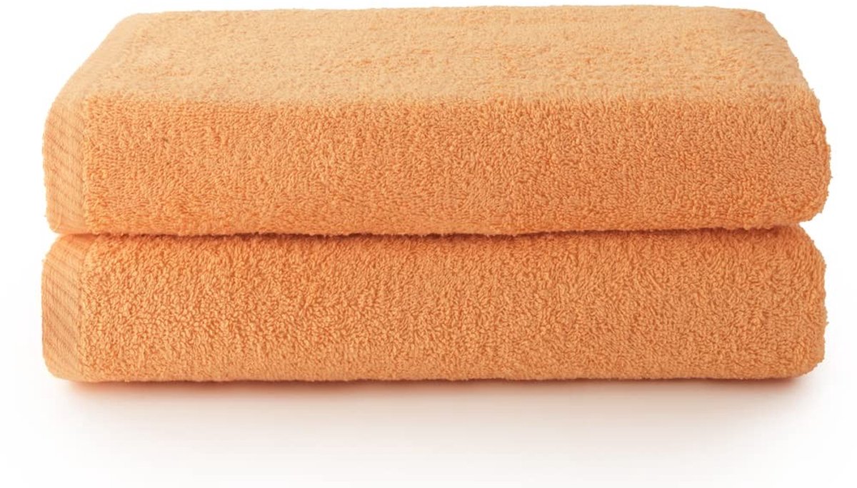 Omgoods - Set van 2 Badhanddoeken 100% Katoen 500 g/m²