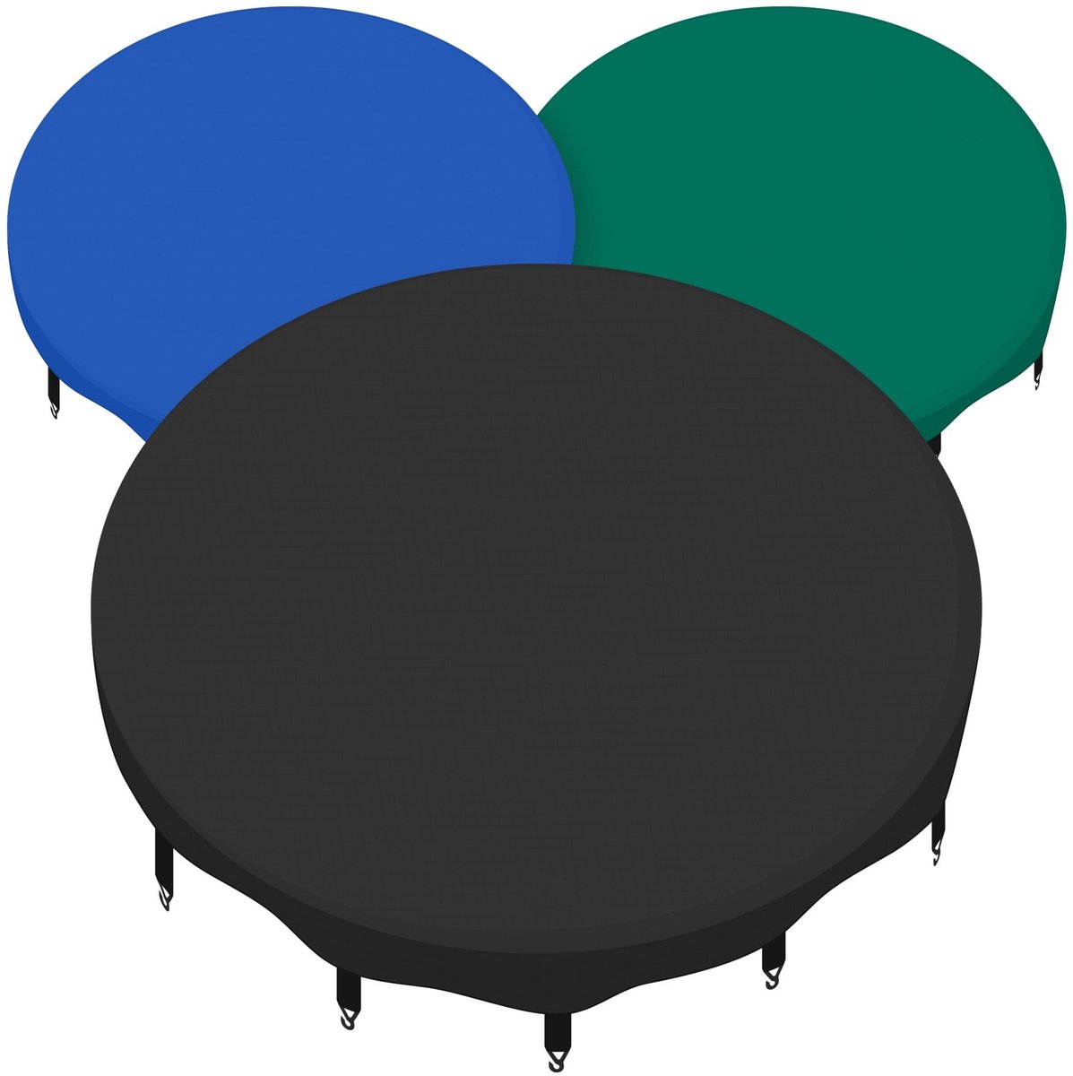Omgoods - Beschermende Trampoline Tarpaulin 366 cm in Groen