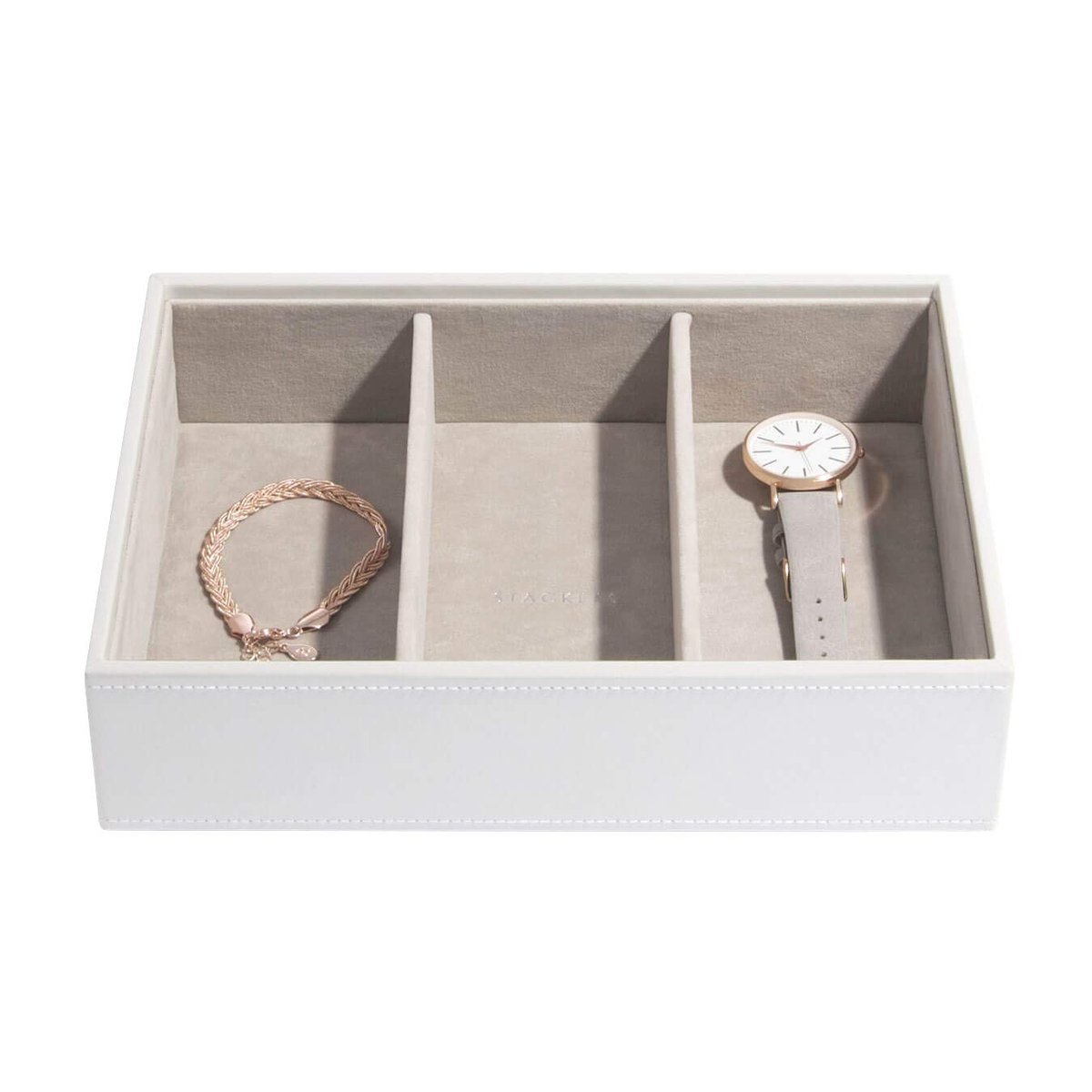 Omgoods - Wit Klassieke Sieradenbox voor Horloges en Accessoires