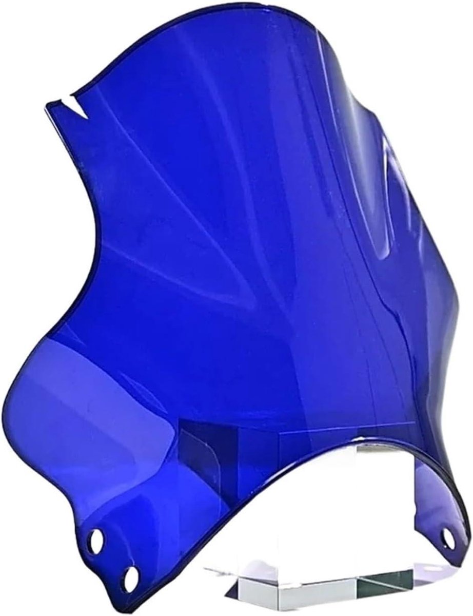 Motorfiets Windscherm - Voorruit Motorfiets - Windbescherming - Universele Pasvorm - 5-7 Inch - Blauw