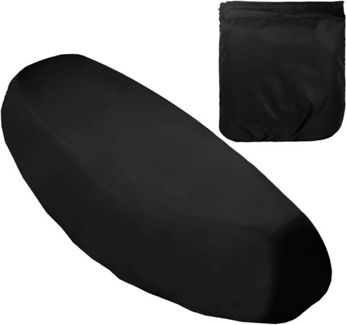 Comfortabele Zwarte Motorzitting Bescherming - Waterdichte en Elastische Stoelhoes voor Motorfietsen en Scooters met Zonnebescherming en Duurzaam Polyester