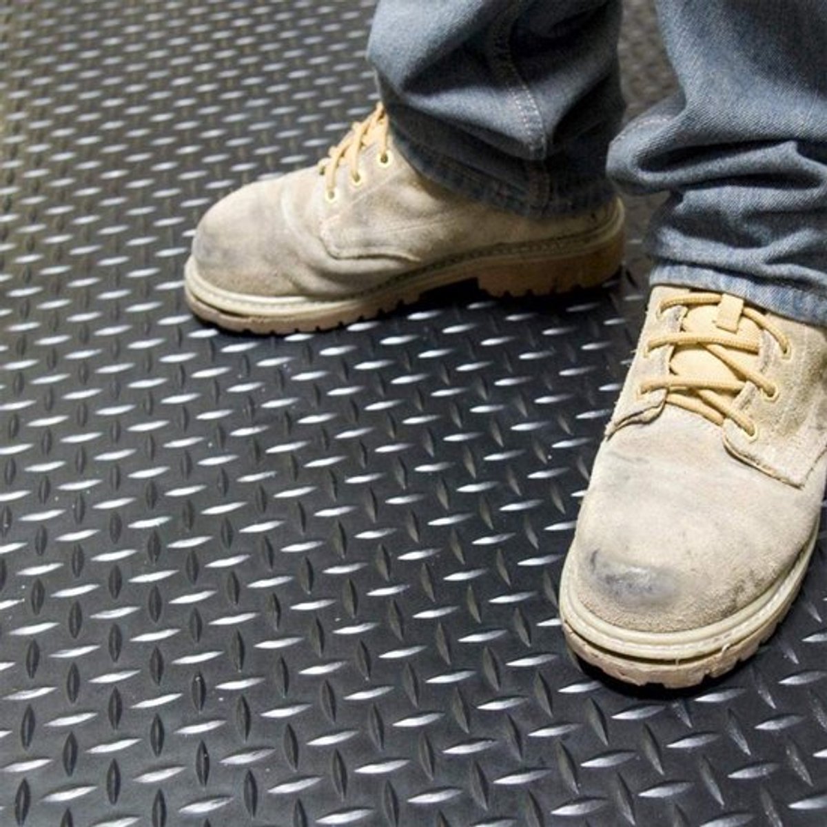Rubberen Mat - Antislip Oppervlaktestructuur - Beschermende Mat - Vloermat 100 x 500 cm - Duurzaam Polyvinyl - Verstelbare Dikte 3 mm