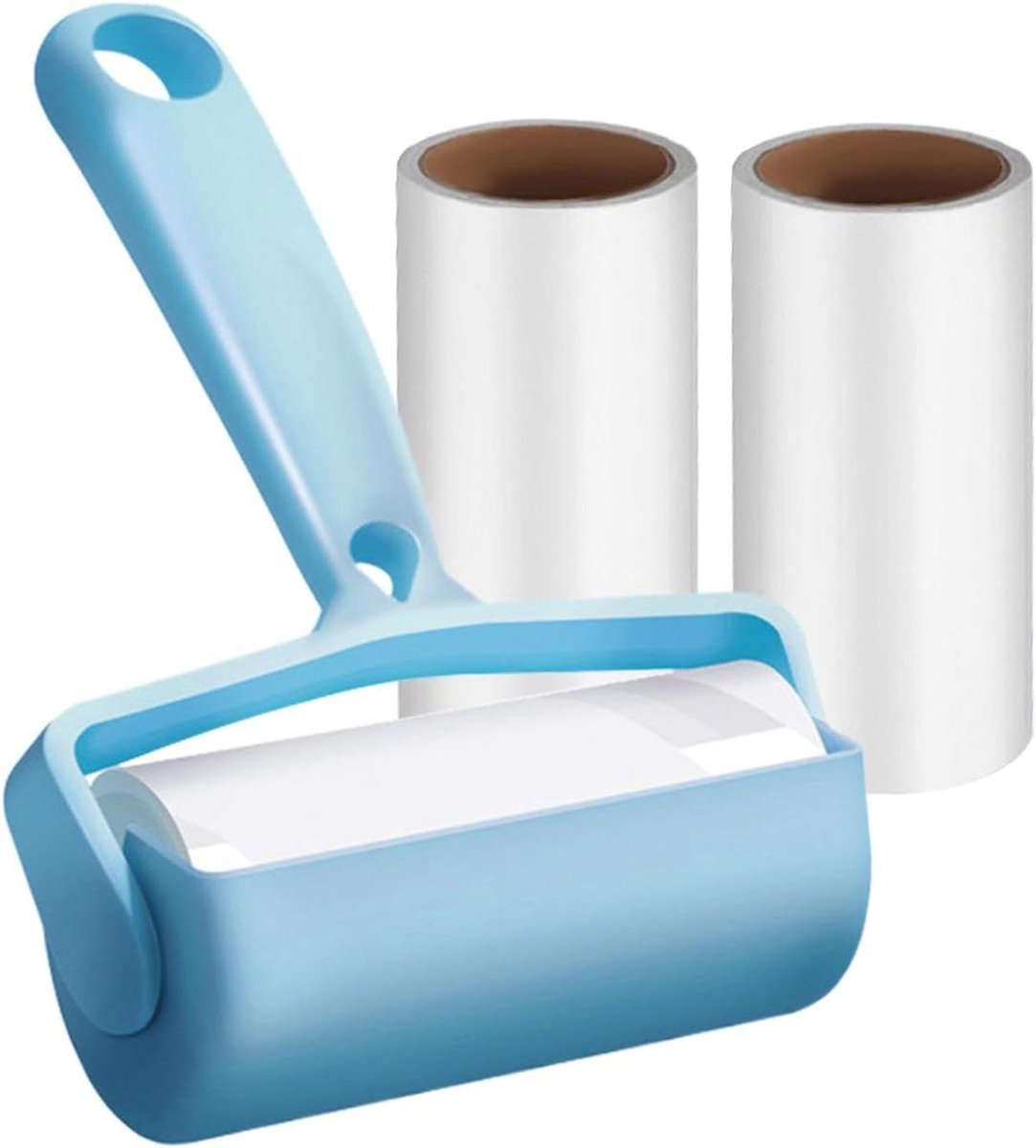 Kleding Pluisrollen - Plakroller Haarverwijderaar - Kleding Reinigen - Herbruikbaar Milieuvriendelijk - 195 cm - Blauw