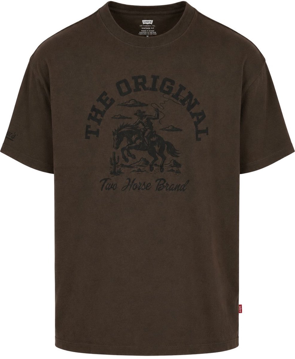 Levi’s T-Shirt Graphic Logo – Heren Casual T-shirts Bruin